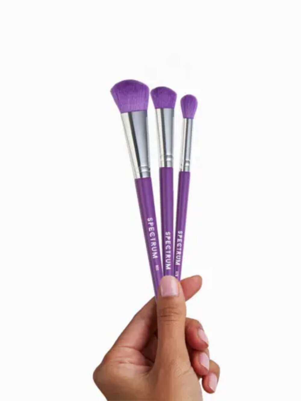 NIB - SPECTRUM COLLECTION Soft Baddie 3 Piece Brush Set Full Size (3 ct)